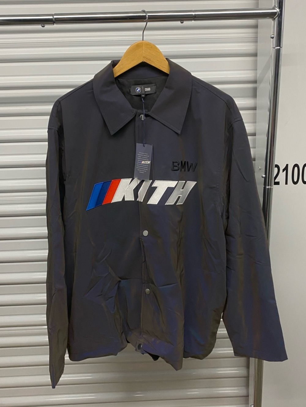 KITH X BMW Kieran Coaches Jacket -Techno Violet